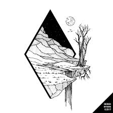 Awesome Drawing I Love Simple Sketches Black Ink On White Background That S All You Need To Draw An Stippling Art Pencil Art Drawings Ink Illustrations