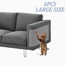 6 Pcs Furniture Protectors From Cats Stop Cat Scratching Couch Door Other Furniture And Car Seat Self Adh Furniture Protectors Vinyl Sheets Cat Scratching