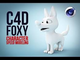 Foxy C4d Character Speed Modeling Youtube Animation Tutorial Character Animated Characters