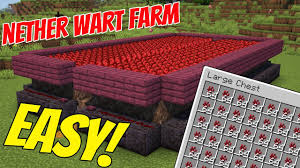 How To Make A Nether Wart Farm In Minecraft - Youtube