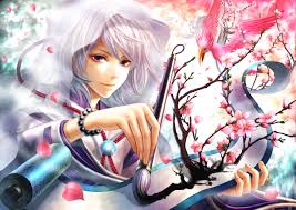 Anime boy grey hair purple eyes. Anime Boy With White Hair And Purple Eyes 1024x768 Download Hd Wallpaper Wallpapertip