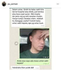 Lawak Siyot Sempoi Betul Pu Azman Ni Jawab Soalan Facebook