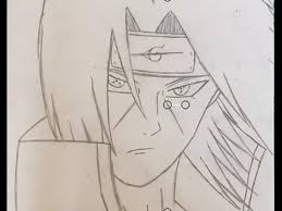 Up next, draw a small circle in the center of the larger one. How To Draw Itachi Uchiha From Naruto Htd Youtube
