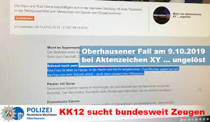 Die tragikomödie nichts zu verlieren. Oberhausener Fall Bei Aktenzeichen Xy Ungelost Polizei Erhalt Zahlreiche Hinweise Oberhausen