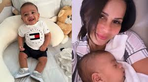 Viviane Araújo leva Joaquim ao pediatra e celebra desenvolvimento do filho:  "Ganhando peso e espertinho"