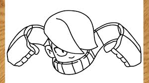 Como dibujar a Edgar Brawl Stars fácil