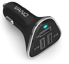 Car Phone Charger Powerful 3 Port Usb Cell Phone Charger From Vano For Apple Iphone Ipad Tablet Ebook Rv Access Car Usb Cell Phone Charger Charger Car