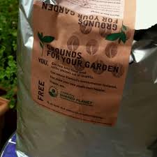 Starbucks Gives Back We Picked Up Free Coffee Grounds After Stopping In For Drinks On Our Way Through St Louis Produce Gardening Free Coffee Coffee Grounds