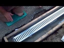 install a trench drain video 1 of 7