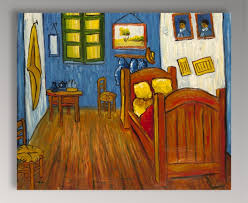 Gli oggetti e i mobili della camera di vincent van gogh ad arles sono definiti da linee di contorno molto nette e scure. Quadro Camera Da Letto Ad Arles Di Van Gogh Falso D Autore 60x50x2cm Dipinto Olio Su Tela