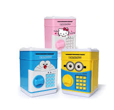 Alcancia Interactiva Para Ninas Con Cajero Automatico Caja Fuerte Y Codigo Pin