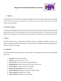 Reglas Del Kickingball Lanzador Pelota