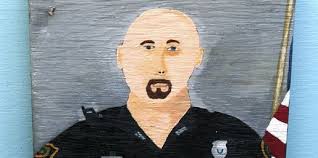 Officer Funk is the happiest man in town