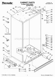 Partselect.com has been visited by 100k+ users in the past month Thermador Side By Side Built In Refrigerator Kbudt4265e04 Ereplacementparts Com