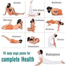 10 Yoga Poses For Complete Health Beginner Yoga Workout Easy Yoga Poses Easy Yoga