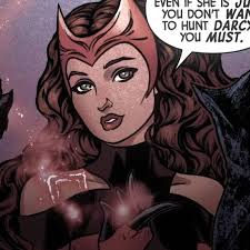 Thing is, Wanda had a superhero name in the comics. Her powers were a  mutant ability, not magic. Later she controlled chaos magic. In the MCU  there does not seem much distinction