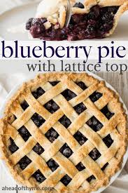 Elbow grease and cut down on time, pick up betty crocker™ pie crust mix. Classic Blueberry Pie With Lattice Top Ahead Of Thyme
