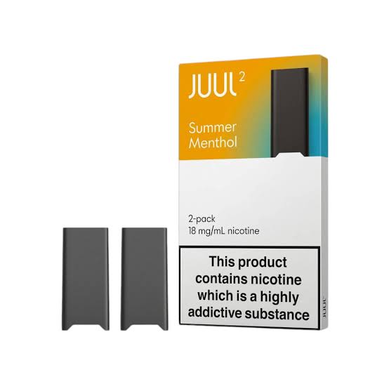 JUUL 2 SUMMER MENTHOL PODS - 18 Mg NICOTINE IN UAE