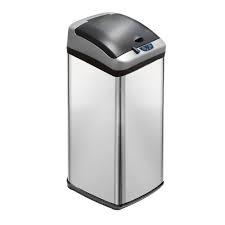 Your search for stainless steel kitchen bins and kitchen recycling bins ends here! Inmotion 48l Stainless Steel Auto Sensor Kitchen Waste Dust Bin Kitchen From Taps Uk