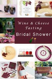 wine and cheese tasting bridal shower