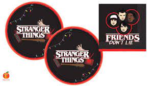 Not only can you show your appreciation in style with zazzle's thank you cards, but you'll be able to put your own personal touch on each and every showing of gratitude. Stranger Things Party Supply Set With Paper Plates And Napkins For 16 By Amscan Party Tableware Toys Games Rayvoltbike Com