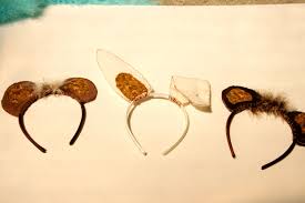 Animal Ear Hand Stitched Headbands Boy Headbands Animal Ears Headbands