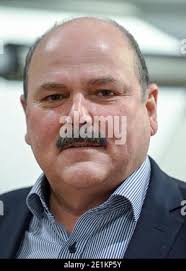 Niederfrohna, Germany. 07th Jan, 2021. Danny Jost, stenter frame operator,  monitors a textile machine in production at textile finisher pro4tex. The  company, which employs around 100 people, has recently started producing  three-layer