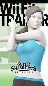 All of the voice actors' portrayals of the female and male wii fit trainers from smash 4 are repurposed for ultimate, including. Super Smash Bros Ultimate Wii Fit Trainer Wallpapers Cat With Monocle