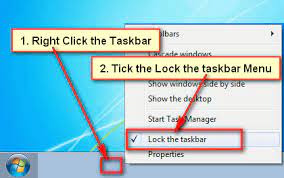 In this case, the option is checked. How To Permanently Lock And Unlock The Taskbar In Windows 7