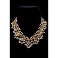 Here you can explore hq pearl necklace transparent illustrations, icons and clipart with filter setting like size, type, color etc. Classy Ravishing Here Are The Latest Golden Pearl Necklace Designs Krishna Pearls