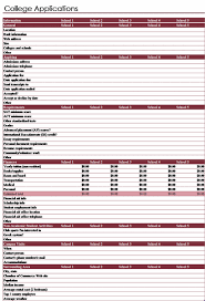 college comparison worksheet college prep office