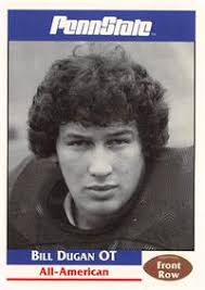 Bill Dugan football card (Penn State Nittany Lions) 1992 Front Row #15