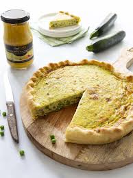 Quiche Courgettes Petits Pois Lardons Et Moutarde Recettes De Cuisine Odelices Recette Quiche Courgette Recettes De Cuisine Recette Quiche