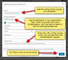 When the dropdown loads, select the blue view profile link. How To Add Linkedin Licenses Certifications Emarketeers
