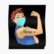 Nurse Posters Redbubble While the men were sent to fight in world war ii, women were needed to take up their industrial jobs as riveters.