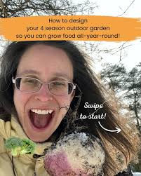 Looking to grow organic food at home AND harvest it all-year-round, even  under the snow? 🙌 Start swiping to see what I teach to my students that  makes them stop wondering if