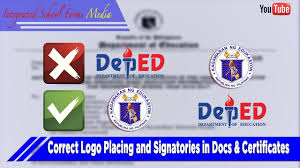 Make an impact with personalized stationery. Correct Logo And Signatory Placing In Docs Certificates Educnation Youtube