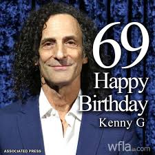 HAPPY BIRTHDAY KENNY G 🥳 The Grammy-winning saxophonist known for songs  like "Forever in Love" and Songbird" turns 69 today! 🎂🩵🎼🎷🎈🎉 5 June  1956 🥂