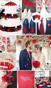 Scarlet Navy Eggshell Classic Wedding Color Palettes We Love Https Www Theknot Com Content Wedding Color P Blau Rote Hochzeit Blaue Hochzeit Hochzeit