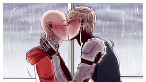 Kiss Me One Punch Man One Punch Genos X Saitama No plain shots from the manga/anime/webcomic.