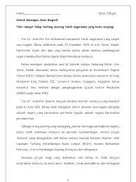 Sedangkan penokohan adalah cara menentukan watak. Contoh Karangan Biografi Pdf
