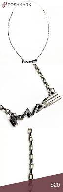 1 Left Mac Cosmetics Pendant Box Chain Necklace Womens Jewelry Necklace Chain Necklace Box Chain