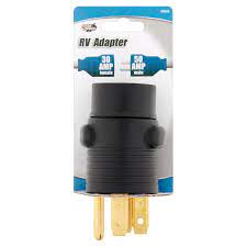My first campground after buying this epicord heavy duty rv adapter 50 amp male to 30 amp female dogbone power cord with handle only had 50 amp service so glad i had this item on my shopping list. Road Power 30 Amp Female 50 Amp Male Rv Adapter Walmart Com Walmart Com