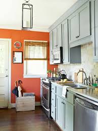Coole Kuchen Wandfarbe Gelb Orange Und Rot Kitchen Design Decor Kitchen Design Small Blue Gray Kitchen Cabinets