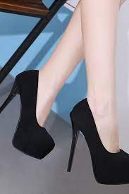 4.0 out of 5 stars. Women Black Suede Platform Stiletto High Heel Pumps 8 Fashion Heels Fashion High Heels Heels