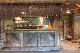 Shop indoor & outdoor lighting styles! Bar With A Rustic Decor Photograph By Jaak Nilson