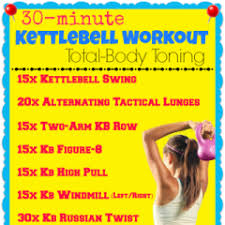 30 Minute Kettlebell Workout Total Body Toning My Dream