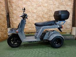 329 2stジャイロx側車付き軽二輪仕様 カスタム hv factory ジャイロ カスタム ジャイロ タンデム