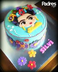 Silvi Frida Kahlo Cake Close Enough To Mi Actual Name I Also Get Called Silvi From Time To T Cupcake Birthday Party Theme Cupcake Birthday Party Fiesta Cake