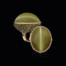 Robert Procop Exceptional Jewels 282ct Natural Beryl Catseye Cats Eye Ring Gemstones Jewelry